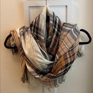 Plaid Lightweight Scarf